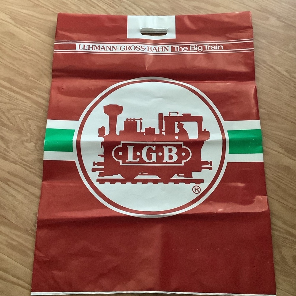 Lehman-Gross-Bahn  train vinyl bag made in West Germany